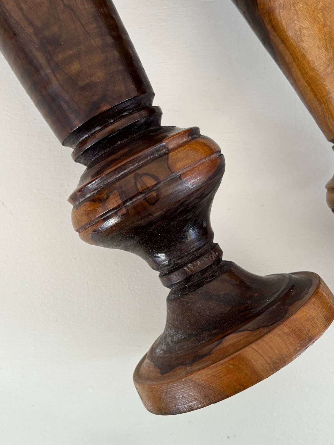 Olive wood vases