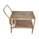 Serving table in rattan