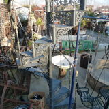 Cast iron spiral staircase