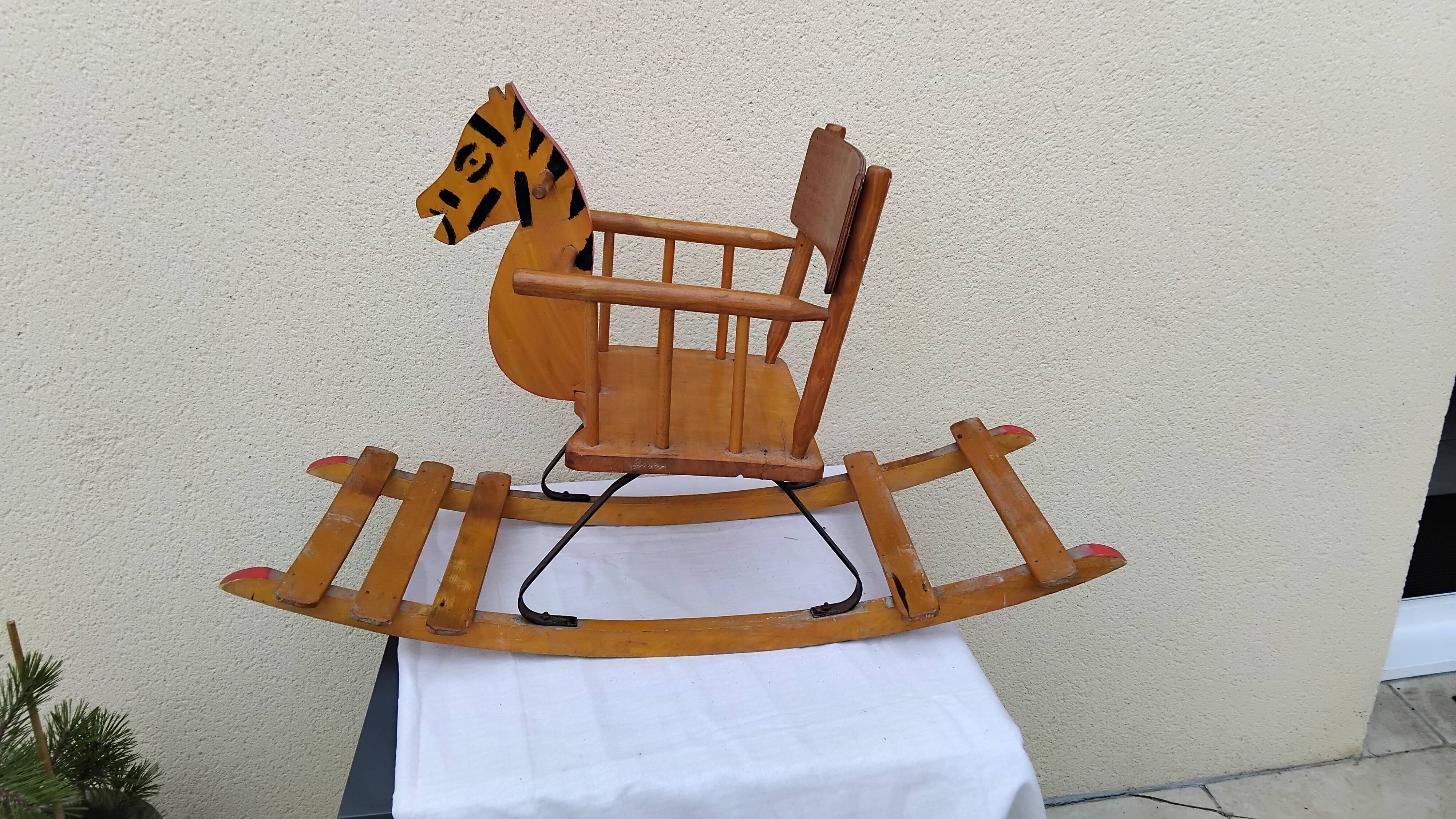 Old rocking chair, vintage children's toy