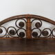Bamboo and rattan wood shelf
