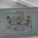 Old wooden tool box