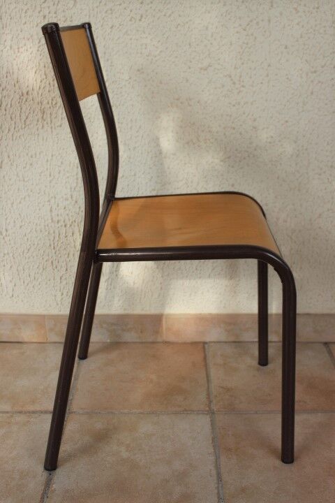 Pair of vintage Mullca school chairs