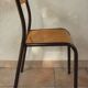 Pair of vintage Mullca school chairs