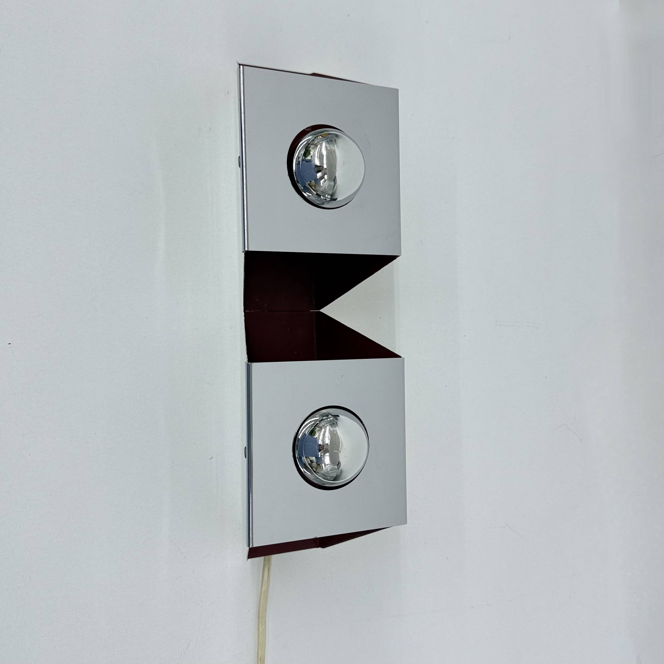 Vintage wall lamp space age , 1970s
