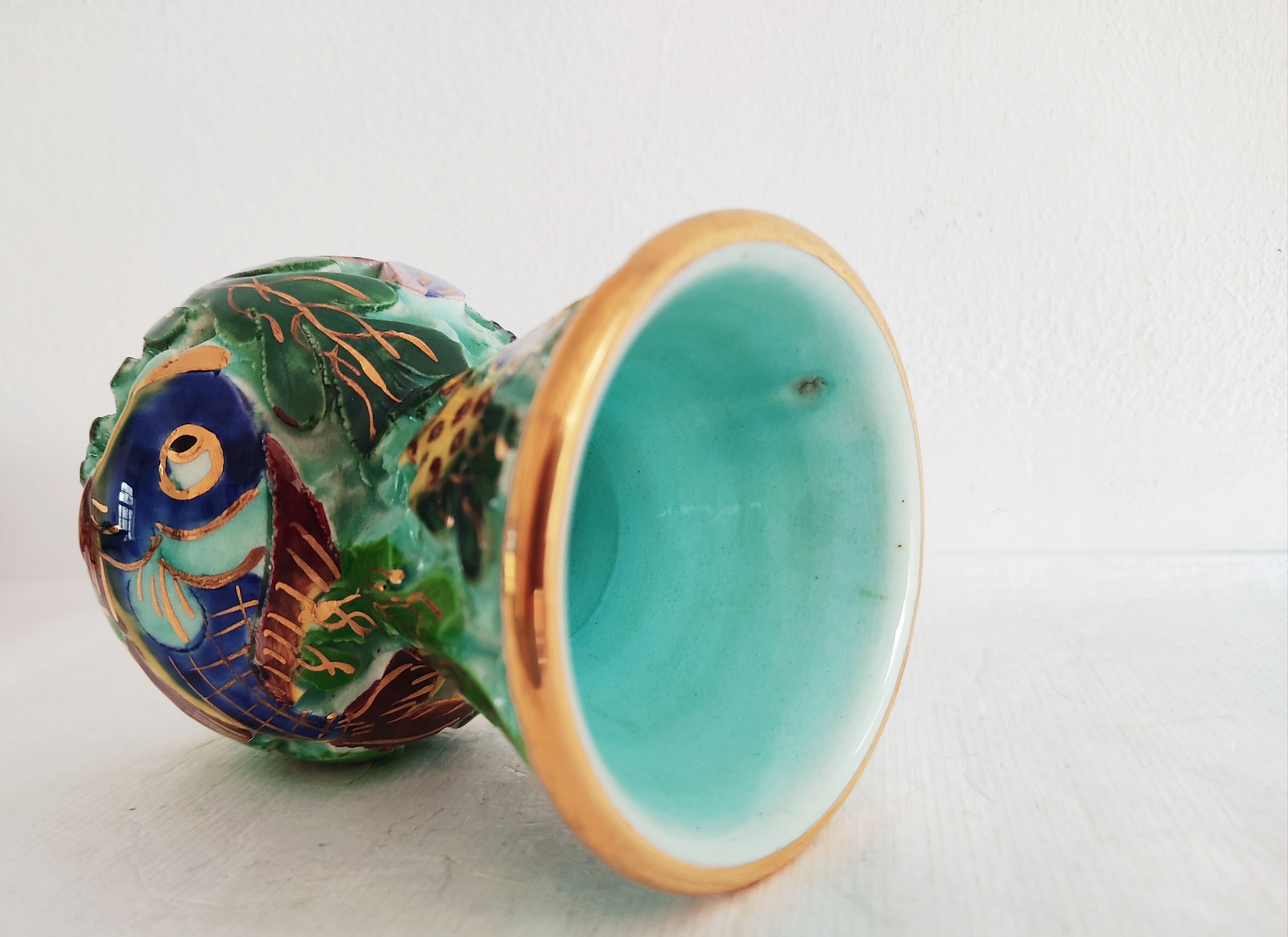 Ceramics from Monaco fish vase