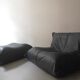 Ligne Roset heating and pouf ensemble, 1970