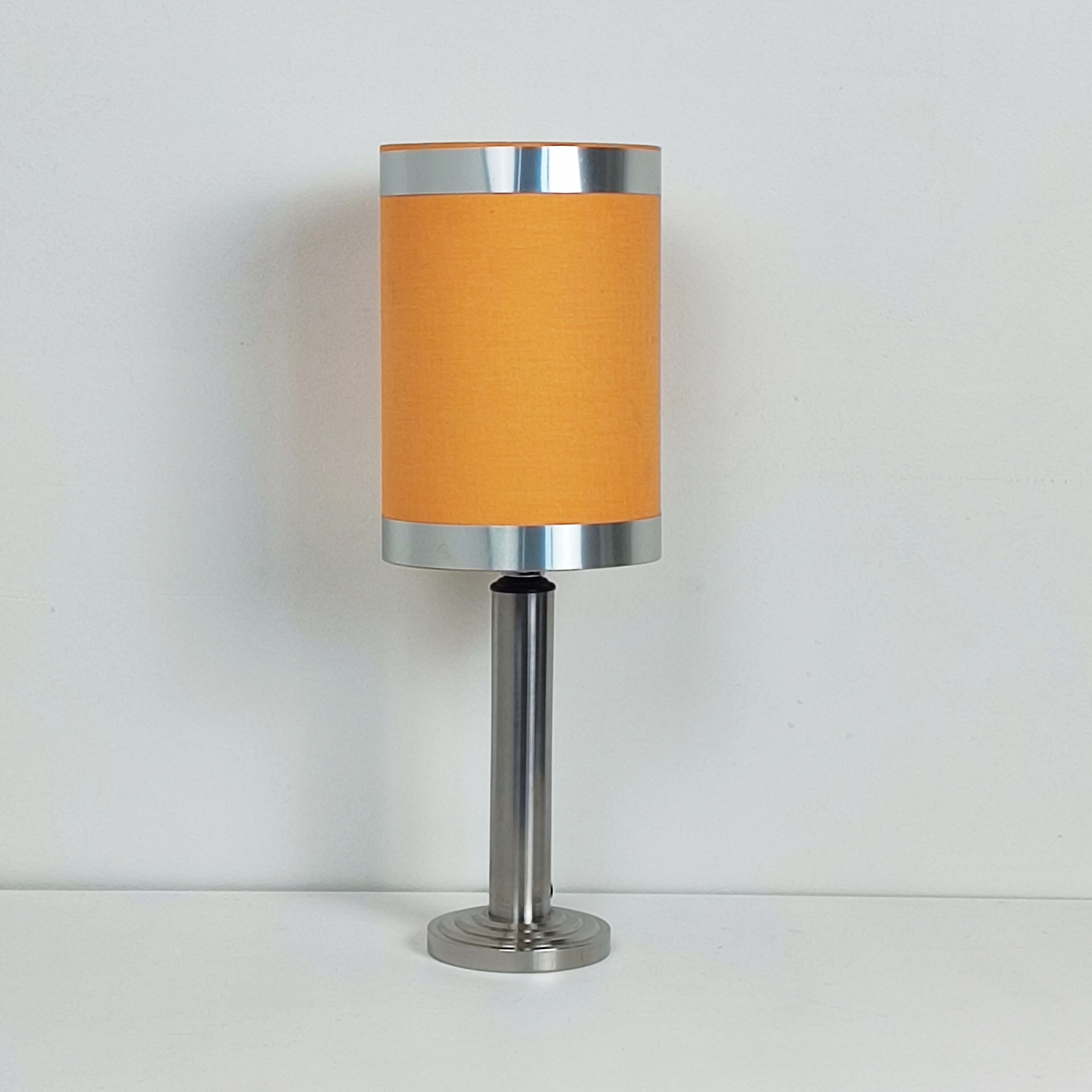 Lampe chromée années 70