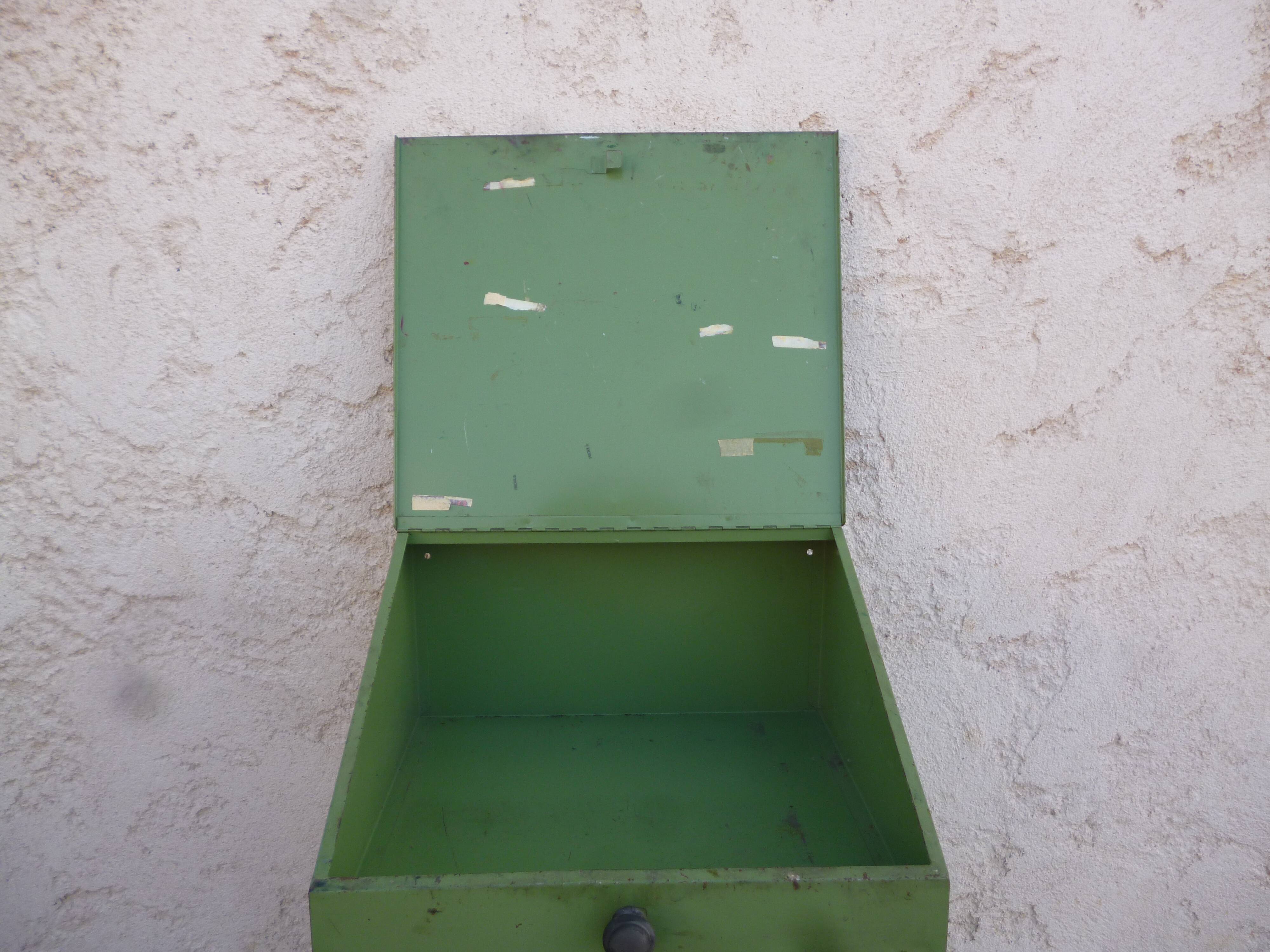 Vintage typographer's furniture separable in two parts