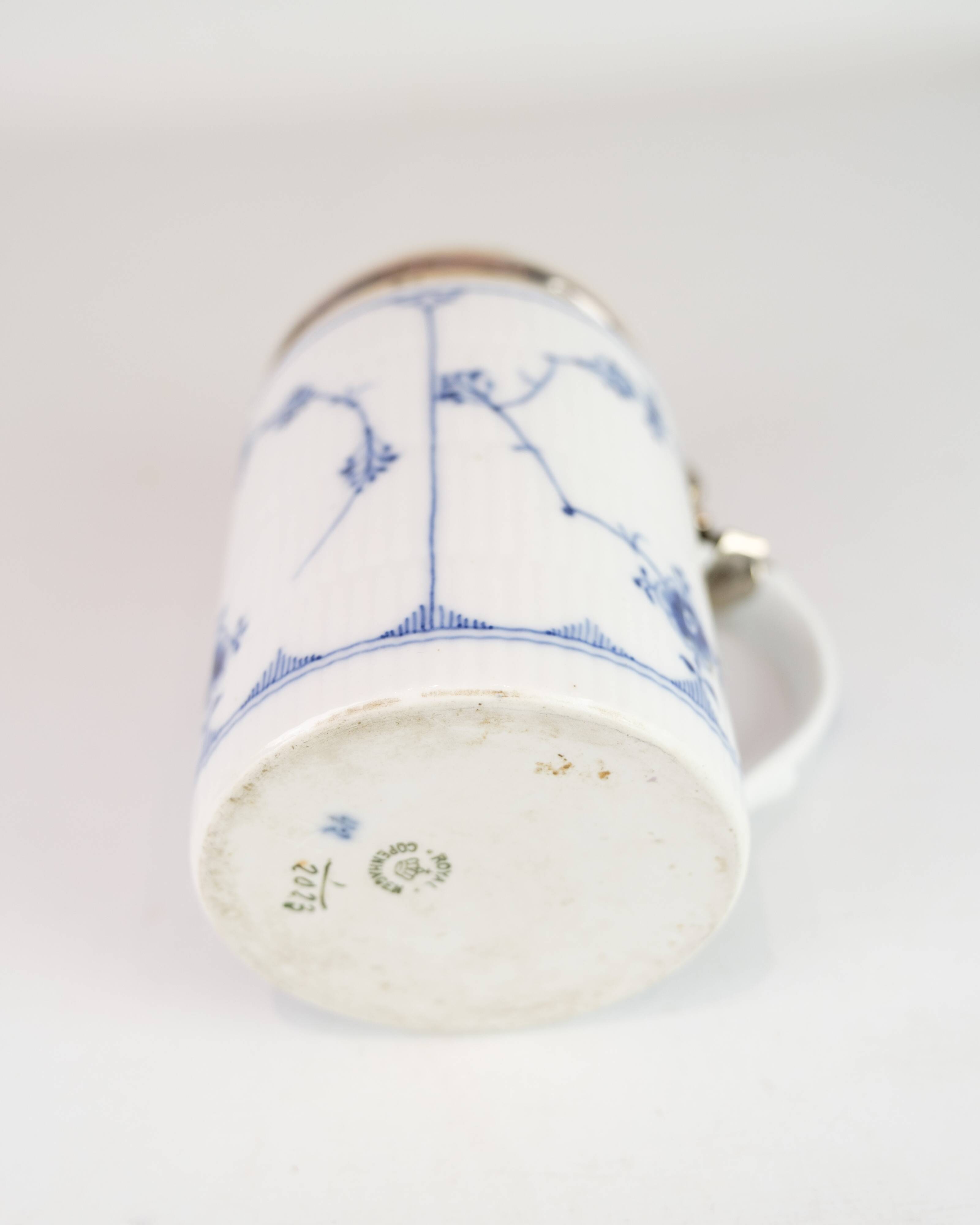 Mug With Baroque Lid Model 1/2023 Made In Porcelain By Royal Copenhagen