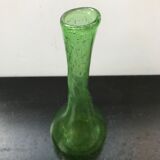 Former vase soliflore vintage bullé glass