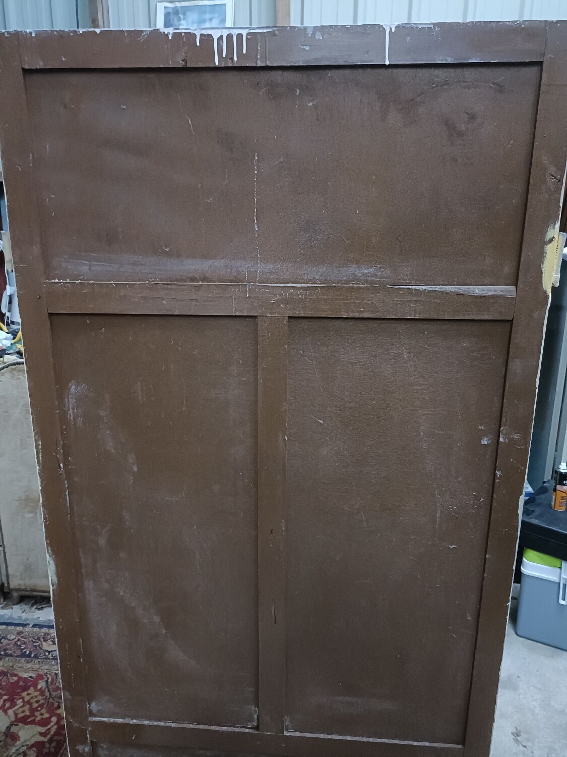 Armoire parisienne grise années 50