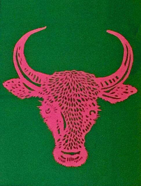 Colour paper artwork the beast