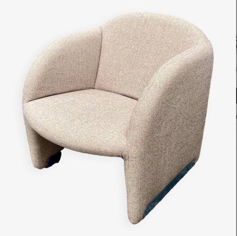BEN ARMCHAIR BY PIERRE PAULIN ARTIFORT WITH LVMH FABRIC