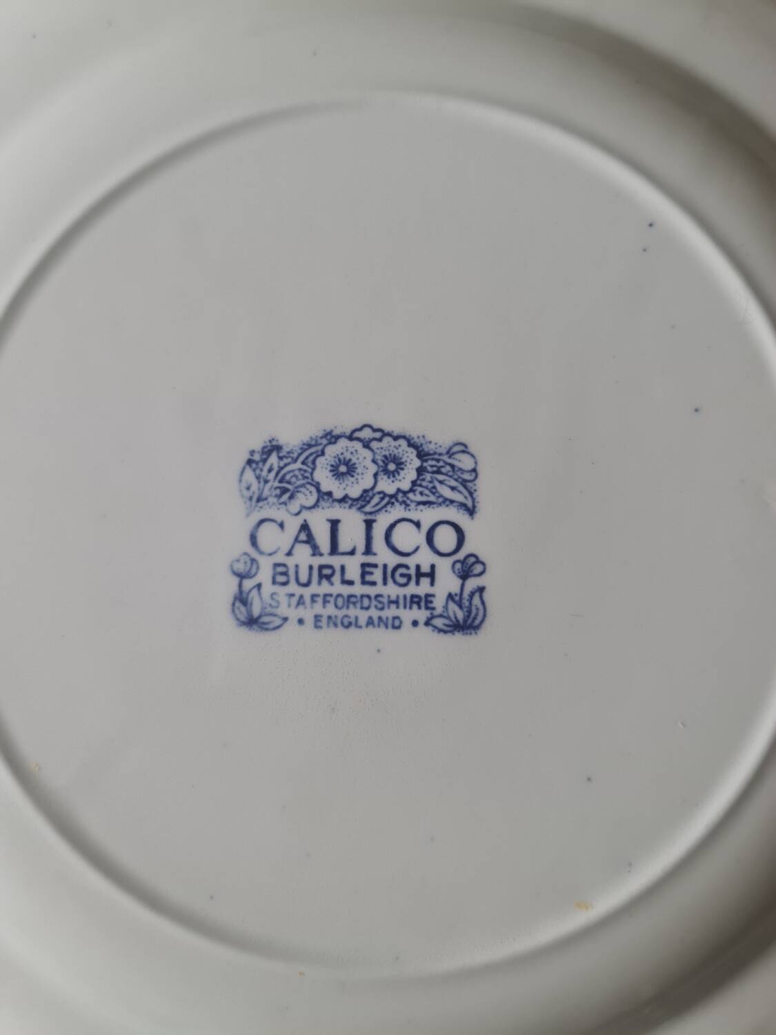 Churchill England blue plate