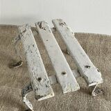 Small slatted stool, step stool