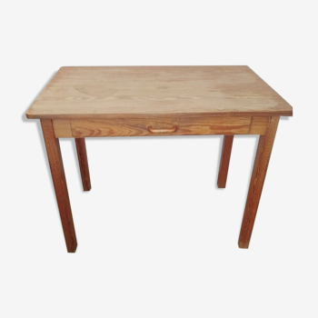 Bureau table en bois massif