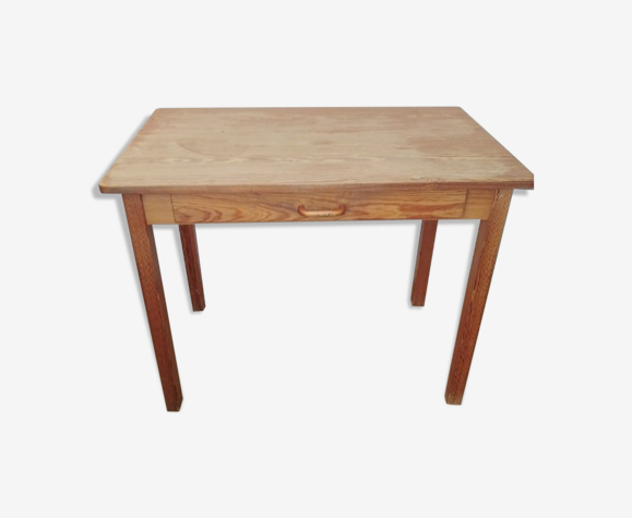 Bureau table en bois massif