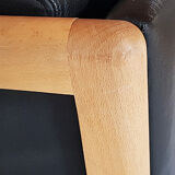 Danish design leather sofa 1970.