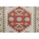 Vintage Turkish Oushak Handmade Wool Cotton Beige Area Rug 115x179