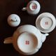 Asian porcelain tea or coffee set