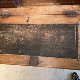 Solid oak sloping secretary