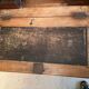 Solid oak sloping secretary