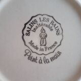 Two plates Salins the bains