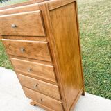 5-drawer chest of drawers, moustache feet, from the 50s