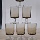 Set of 6 Luminarc smoked Sweden glasses
