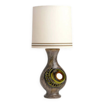 Vintage ceramic table lamp, Walter Gerhards lamp, 1970s