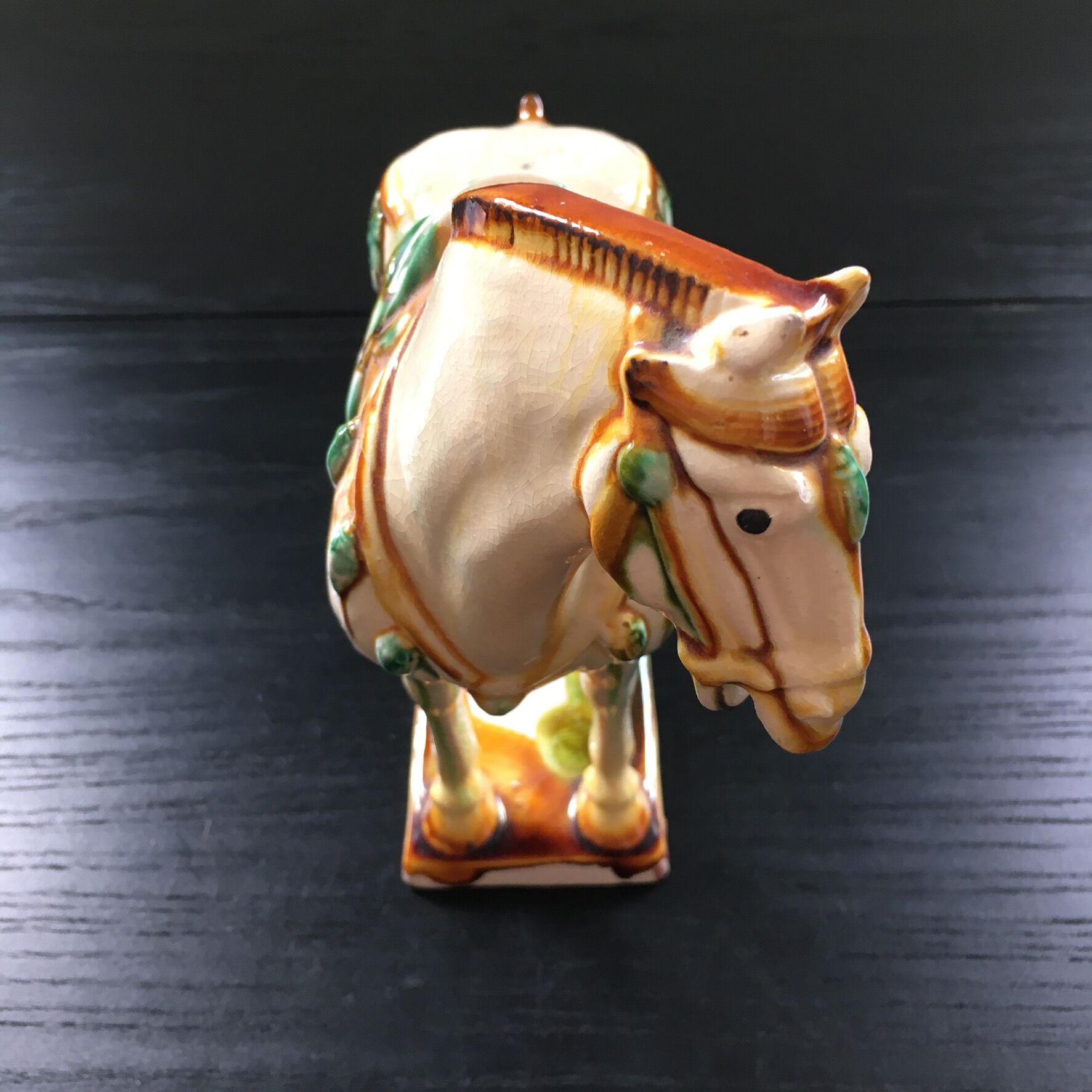 Pair of ceramic horses