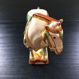 Pair of ceramic horses