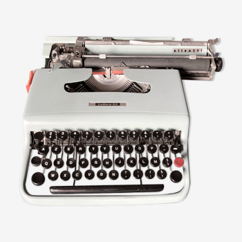 Vintage typewriter and Design Lettra 22 Olivetti
