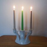 White ceramic candlestick