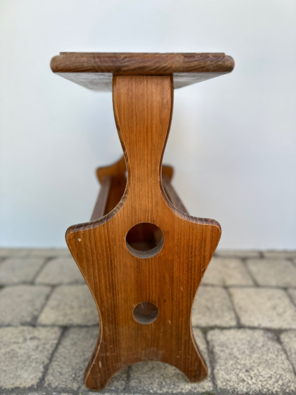 Wooden magazine door