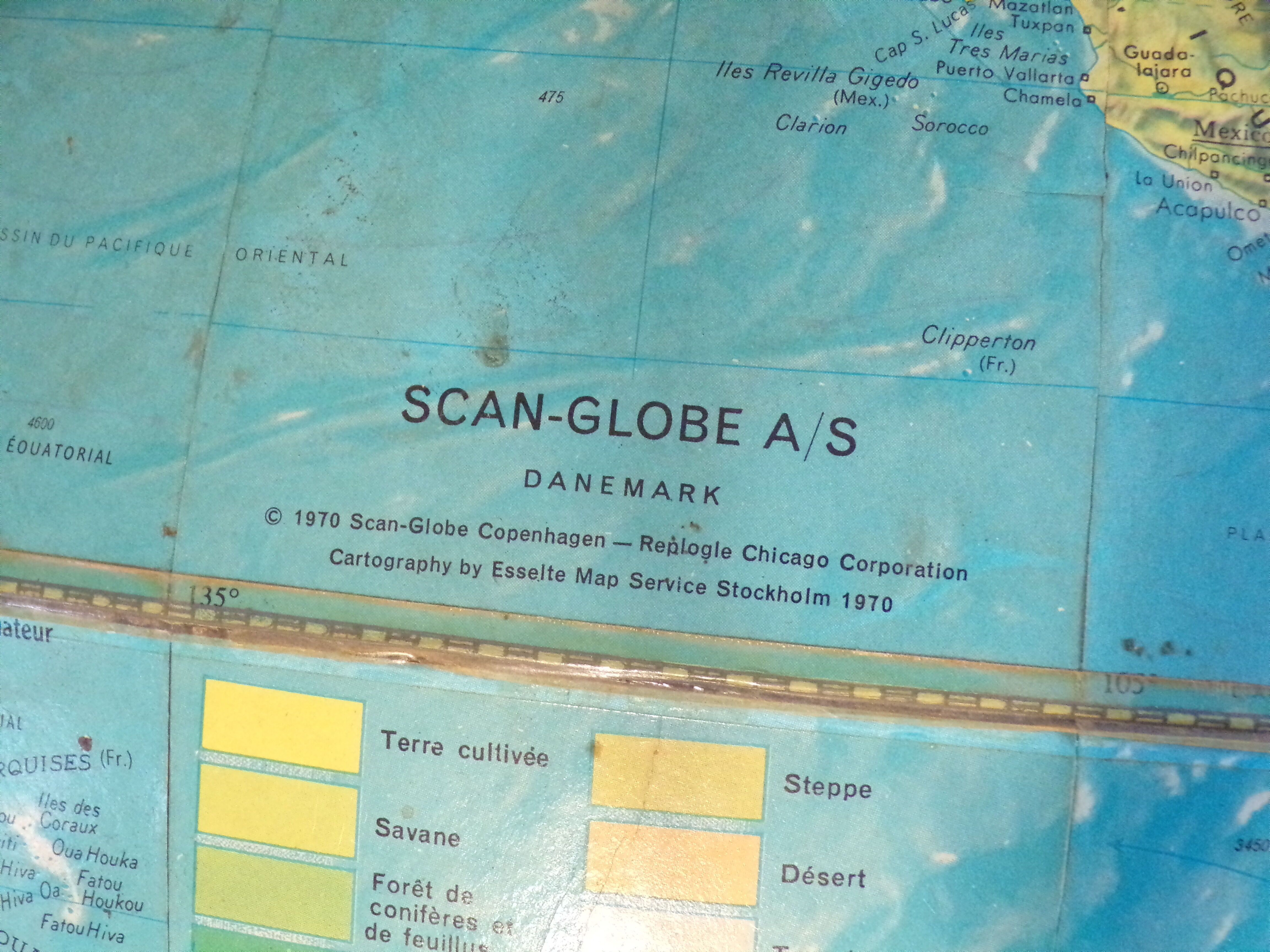 Vintage globe Scan-Globe