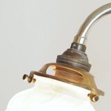 Old lamp rises and falls flame