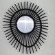 Rattan sun mirror