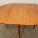 Vintage 1960s teak extendable Scandinavian table.