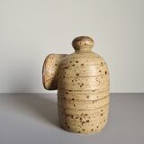 Pyrite stoneware pot