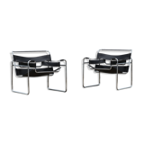 Pair of armchairs Wassily B3 Marcel Breuer