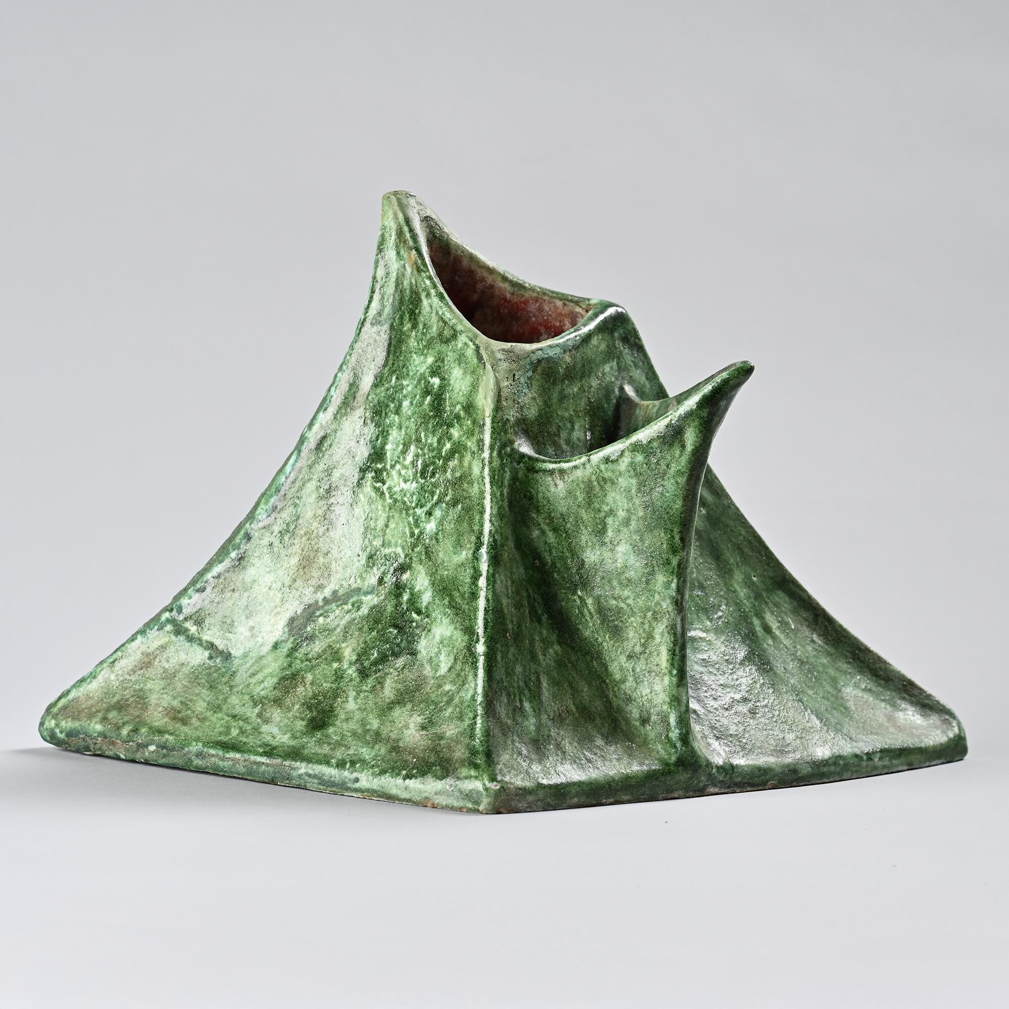 Ceramic vase by Béatrice Cenci, Italy, circa 1960.