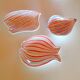Alessio Tasca striped bowls, 1960.