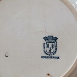 7 flat plates in Terre de Fer St Amand model Boule de Neige