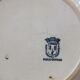 7 flat plates in Terre de Fer St Amand model Boule de Neige