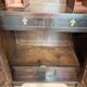 Brown lacquered Chinese wardrobe from Shandong.