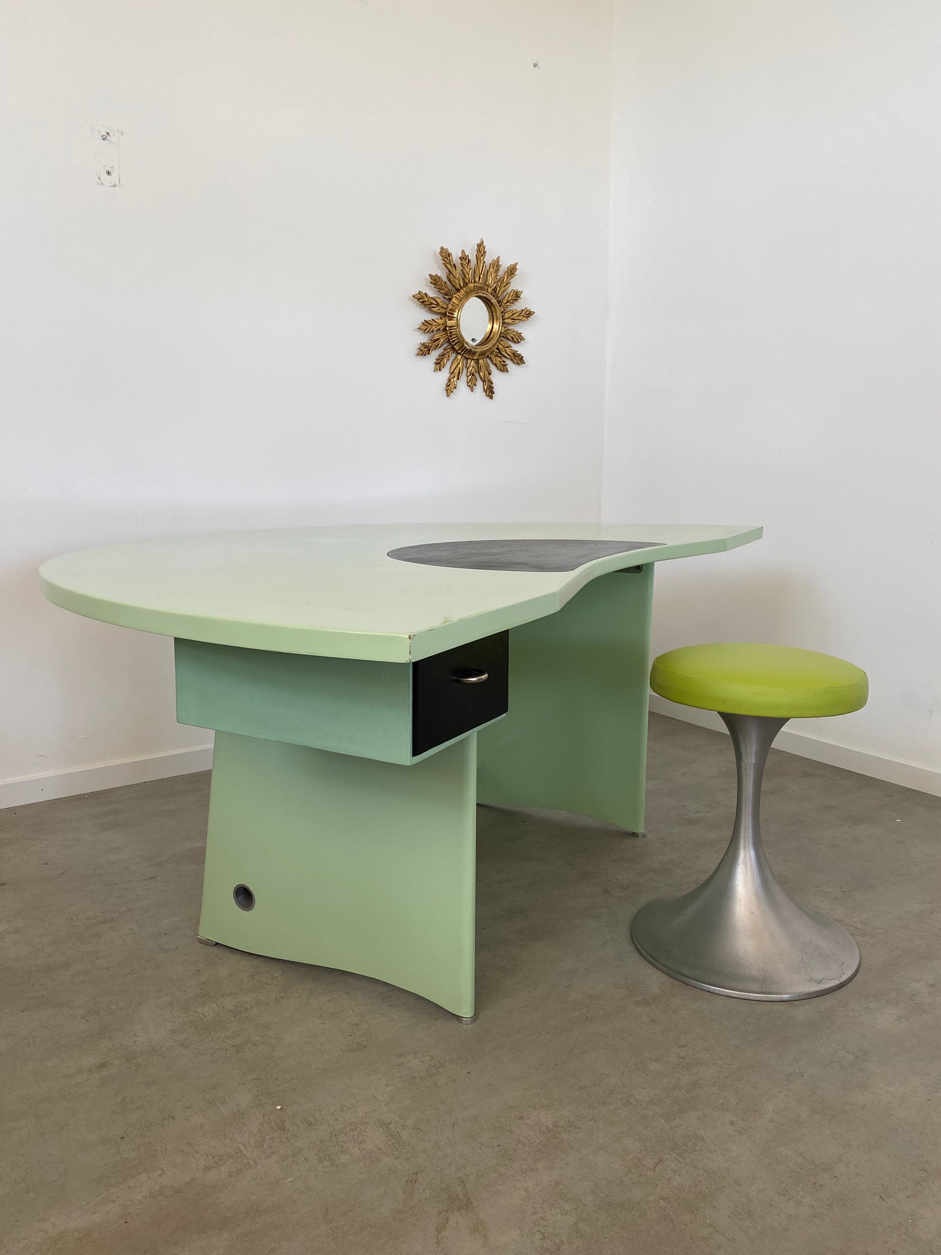Bureau vintage en bois année 70