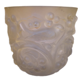 Vase with sparrows by Lalique France