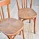 Duo of Baumann bistro chairs